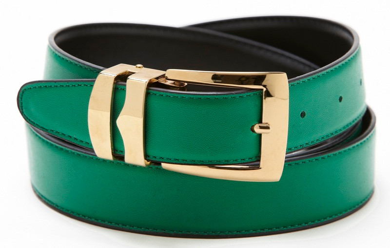 Concitor Men's Reversible Belts Color Leather Belt