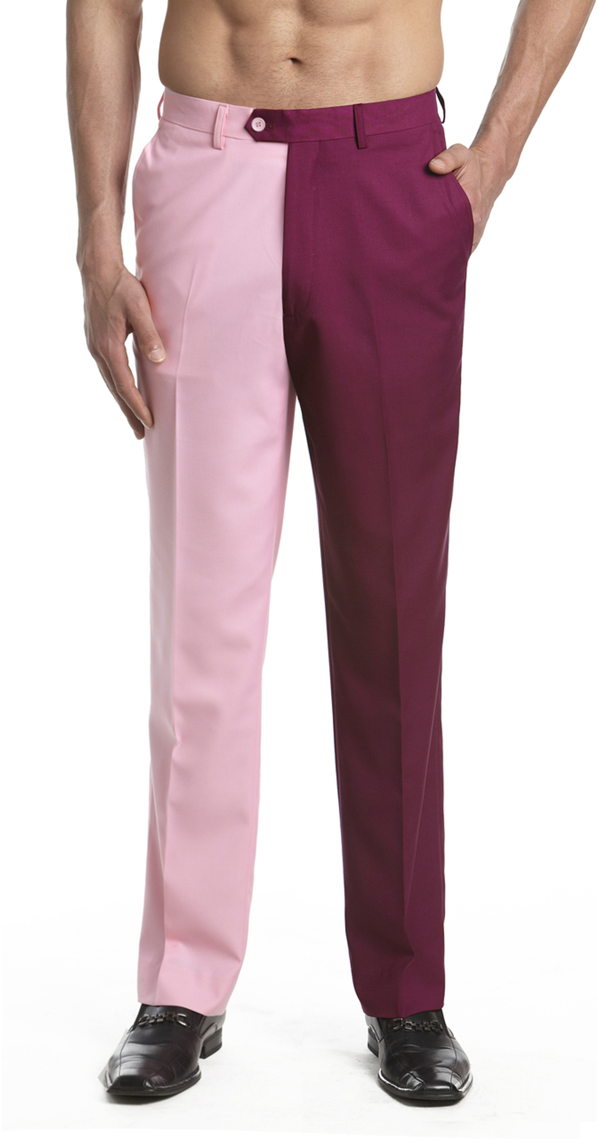 Men's Pink Dress Pants | Concitor Clothing Trousers