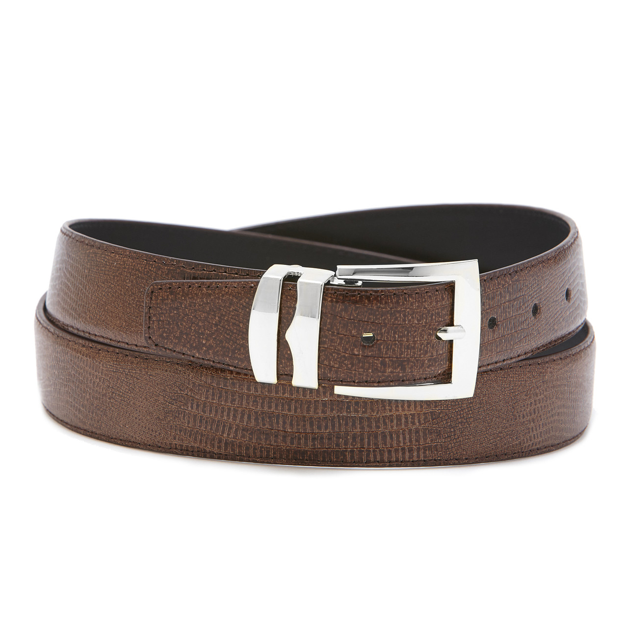 Concitor Men's Reversible Belts Color Leather Belt