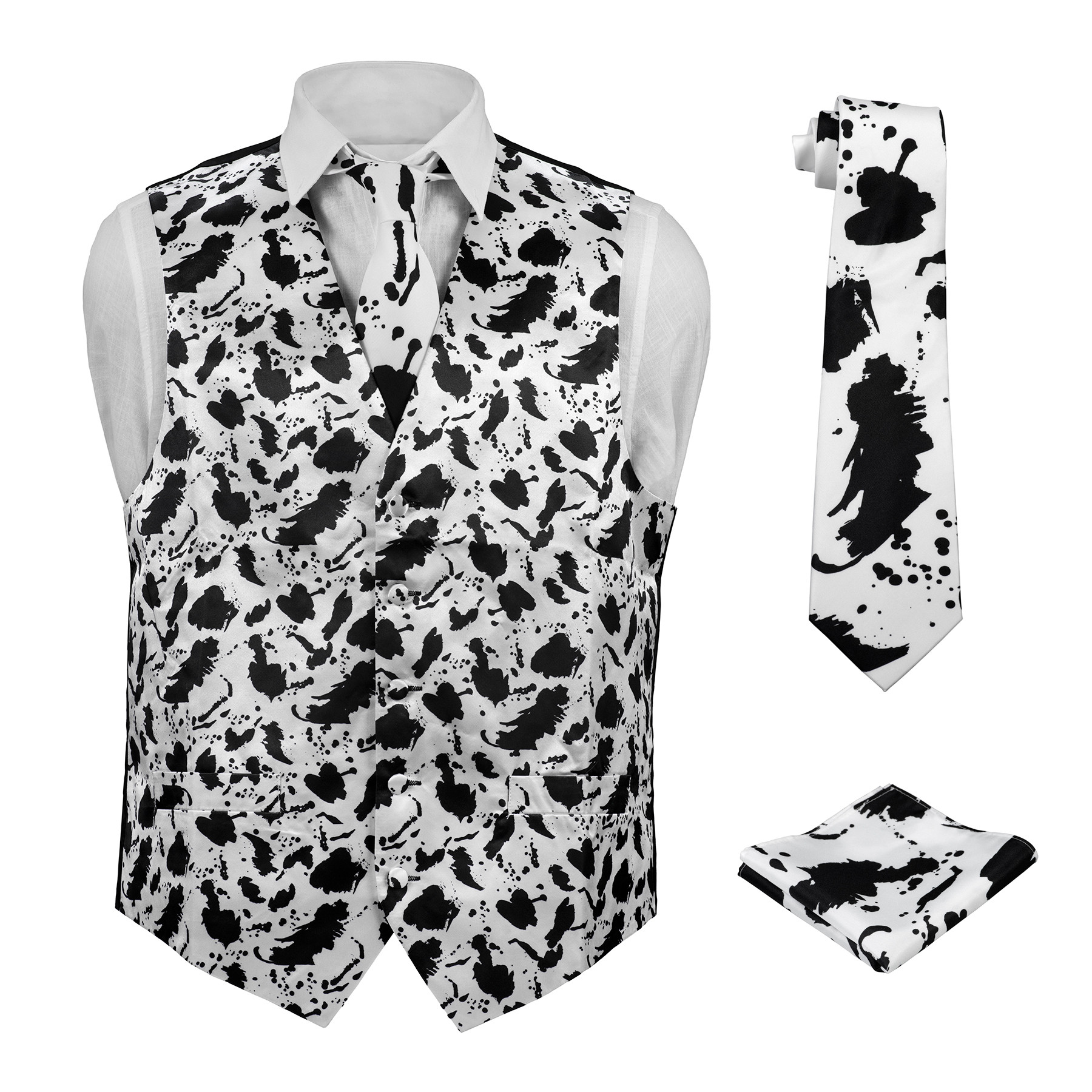 cow printed vest