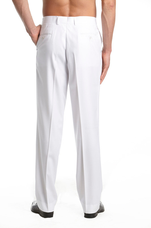 Men's White Pants Concitor Brand White Dress Pants