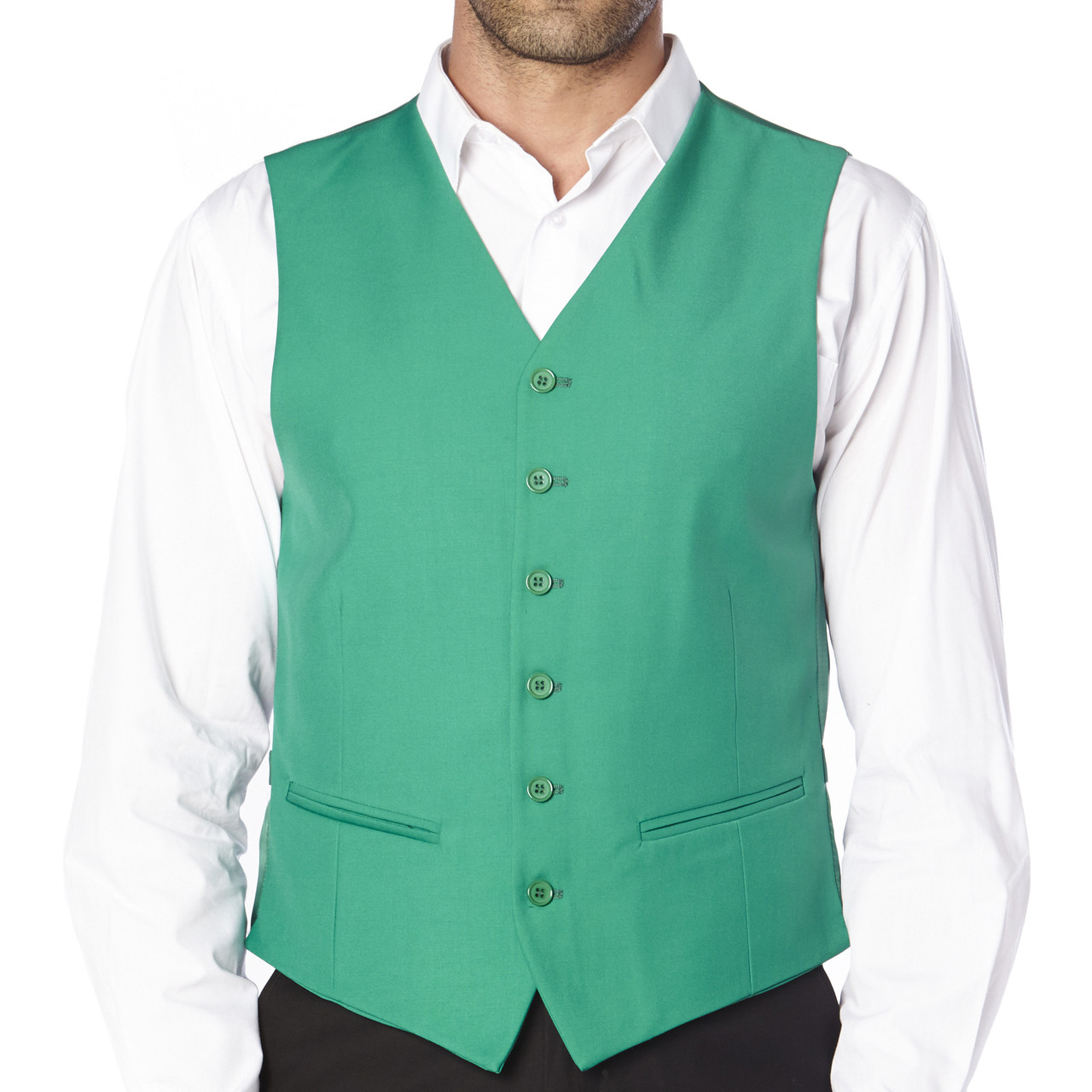 Men's Baby Blue Vest Concitor Clothing Vests