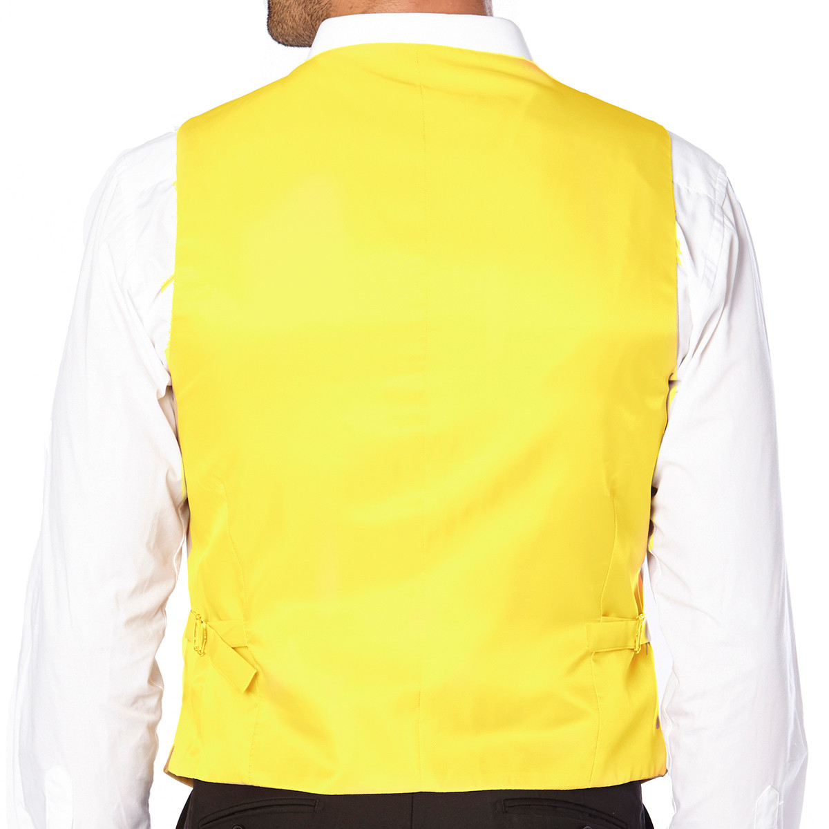 Men's Yellow Dress Vest Concitor Clothing Vests
