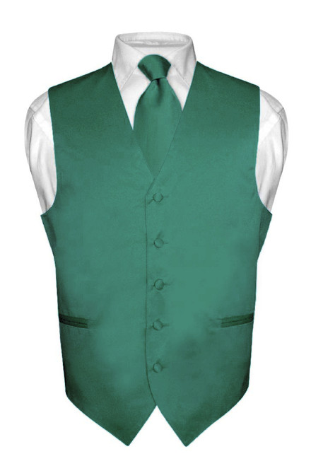 Hunter green suit on sale vest