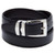 Reversible Belt Bonded Leather with Removable Silver-Tone Buckle SILVER / Black