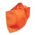 Orange Striped Pattern Handkerchief Pocket Square Hanky