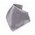 Shiny Graphite Silver Handkerchief Pocket Square Hanky