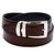Reversible Belt Bonded Leather Removable Silver-Tone Buckle BROWN / Black