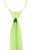Vesuvio Napoli PreTied Necktie Solid LIME GREEN Color Adjustable Neck Tie Design