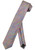 Vesuvio Napoli Narrow Necktie Metallic SPECTRUM 2.5" Skinny Thin Men's Neck Tie