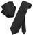 Vesuvio Napoli BLACK Metallic NeckTie & Handkerchi​ef Matching Neck Tie Set
