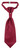 Vesuvio Napoli PreTied ASCOT Paisley Solid BURGUNDY Color Cravat Men's Neck Tie