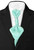 Vesuvio Napoli PreTied ASCOT Paisley AQUA GREEN Color Cravat Men's Neck Tie