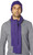 CONCITOR Brand Knit Cap Solid PURPLE INDIGO Beanie Hat and Scarf Shawl Wrap Set