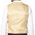 CONCITOR Brand Men's Dress Vest Formal Waistcoat for Suit Solid GOLD Color