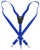 Boy's Solid ROYAL BLUE Color Children's SUSPENDERS Y Shape Back Elastic with Clips