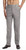 CONCITOR Men's Dress Pants Trousers Flat Front Slacks Solid SILVER GRAY Color