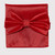 Bow Tie Handkerchief Set Gleaming Metallic Design RED Color BowTie Hanky Square