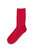 CONCITOR Women's Dress Socks Solid Red Color COTTON Mid Cut Ankle Sock 3 Pairs