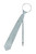 Vesuvio Napoli PreTied Men's Necktie Paisley SILVER GRAY Mens Zipper Neck Tie
