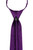 Vesuvio Napoli PreTied Men's Necktie Paisley EGGPLANT PURPLE Mens Zipper Tie