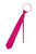 Vesuvio Napoli PreTied Men's Necktie Paisley HOT PINK Color Mens Zipper Neck Tie