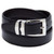 Reversible Belt Bonded Leather Removable Silver-Tone Buckle ORANGE / Black