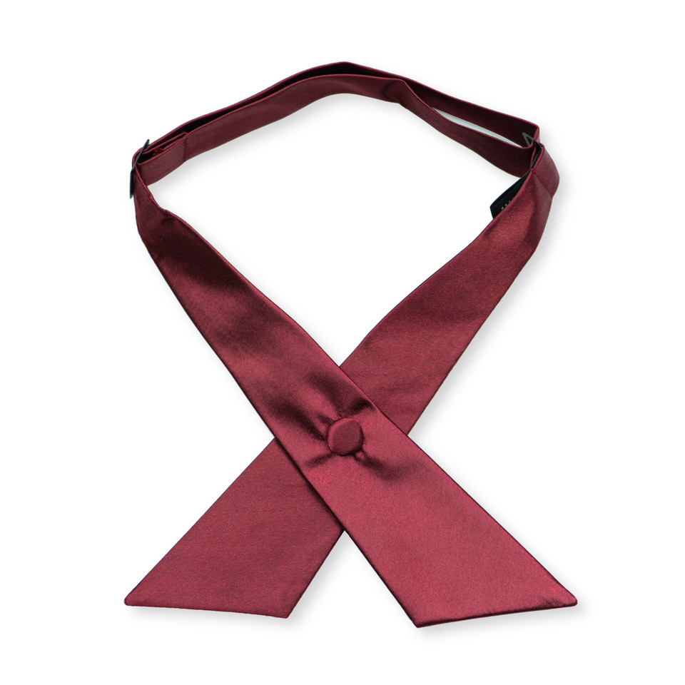 CONCITOR Women's or Men's Crossover Neck Tie Solid Color Continental ...