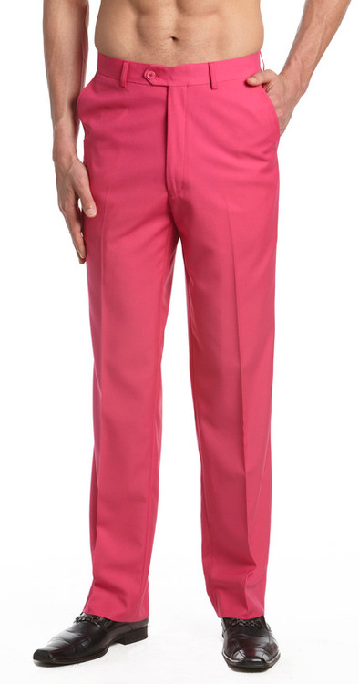 パンツ MSGM pants with front pleats Fuchsia M.S.G.M. Pants with front pleats - Fuchsia | 3441MDP1623720014
