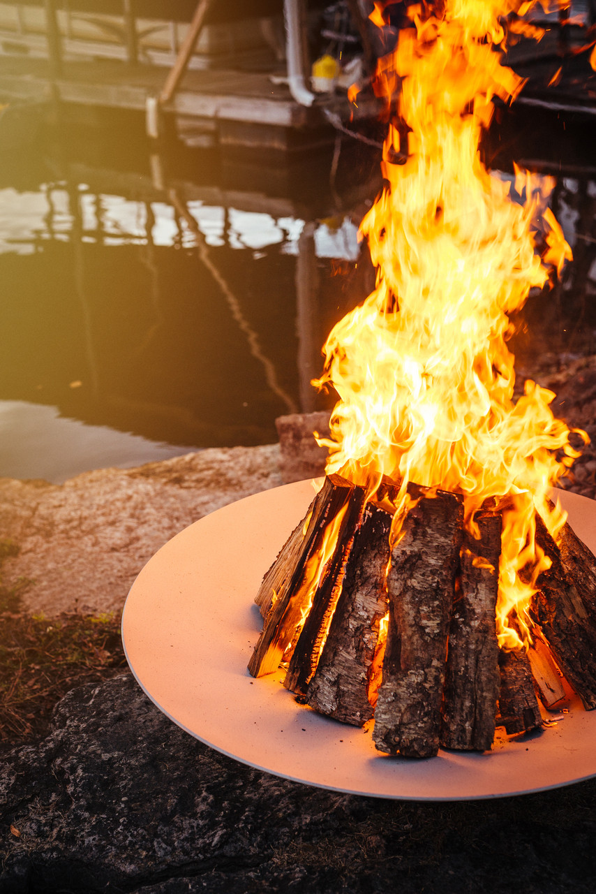Fire Pit Art Bella Vita 70" Wood Burning - Thumbnail 5