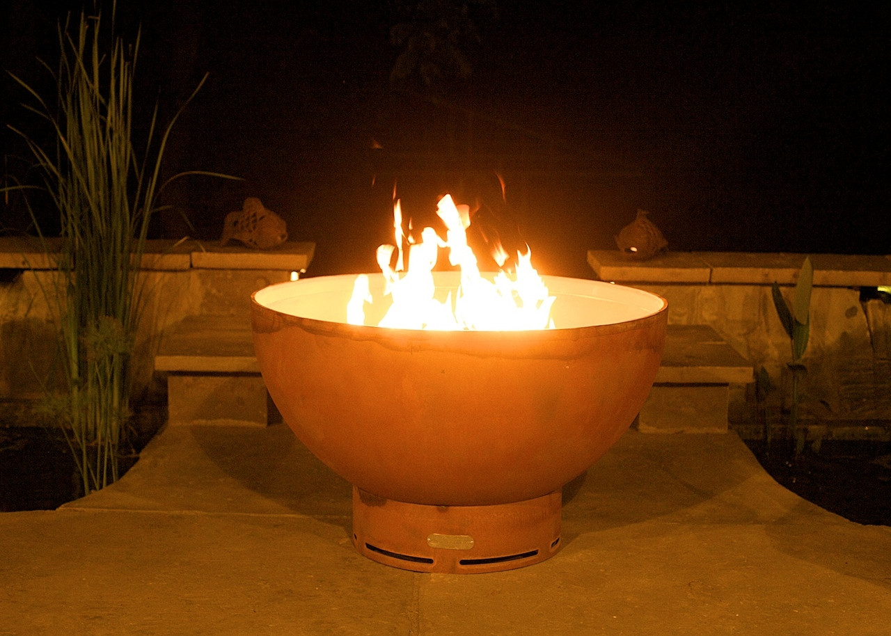 Crater Wood Burning Fire Pit - Thumbnail 2