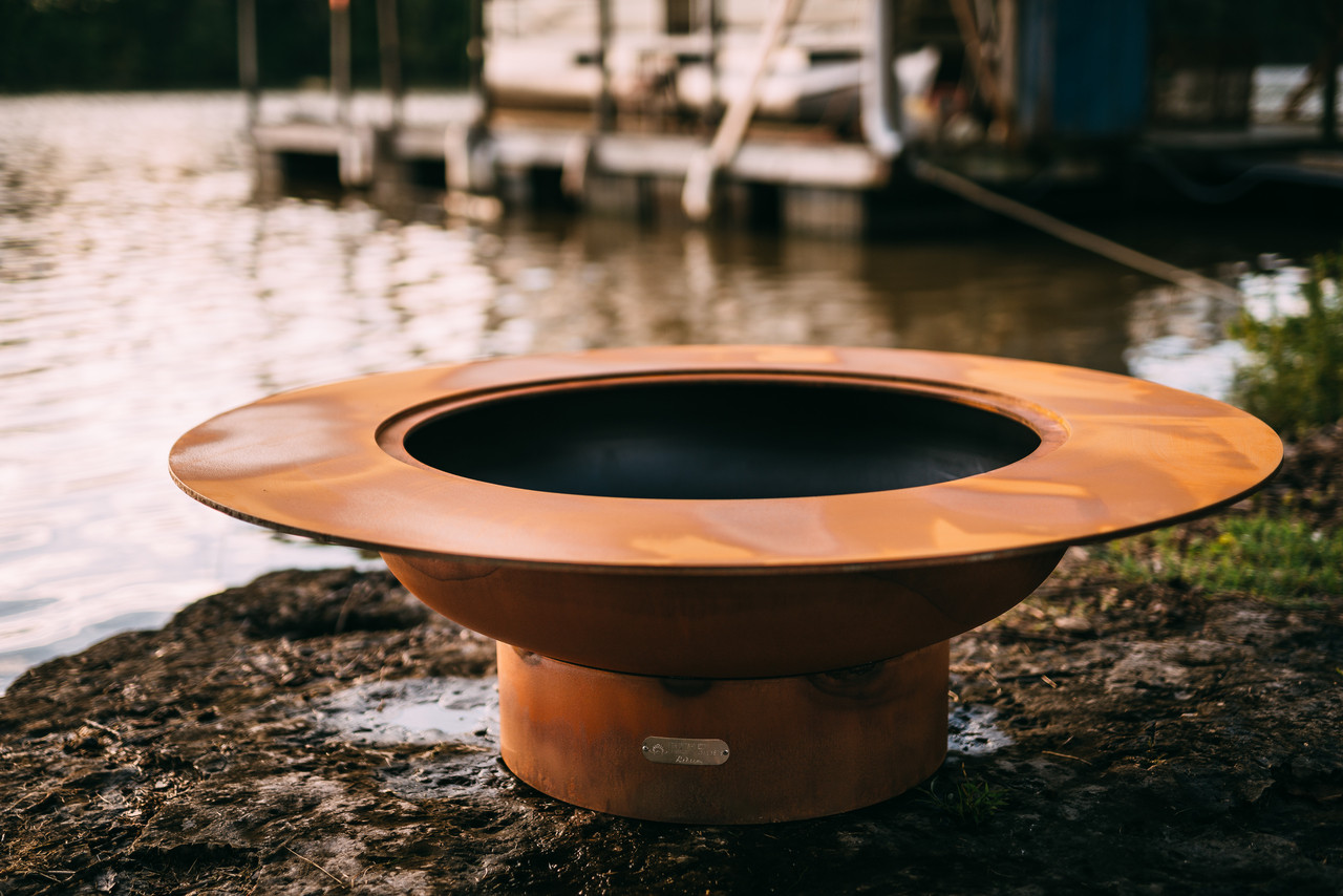 Fire Pit Art Magnum 54" Round Steel Fire Pit - Thumbnail 3