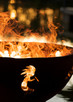 Kokopelli Lizard Steel Fire Pit