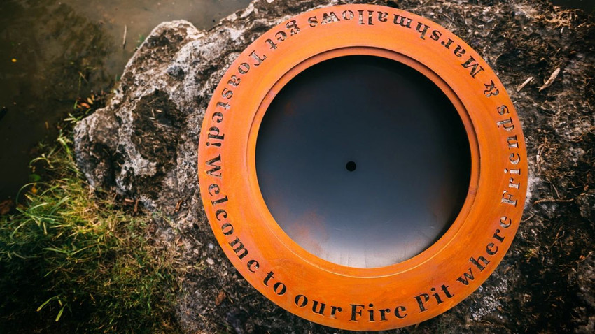 The Rings Of Warmth: Saturn Fire Pit