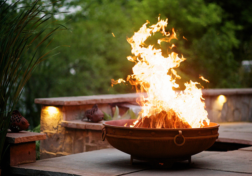 The Ageless Beauty of a Natural Patina Steel Fire Pit