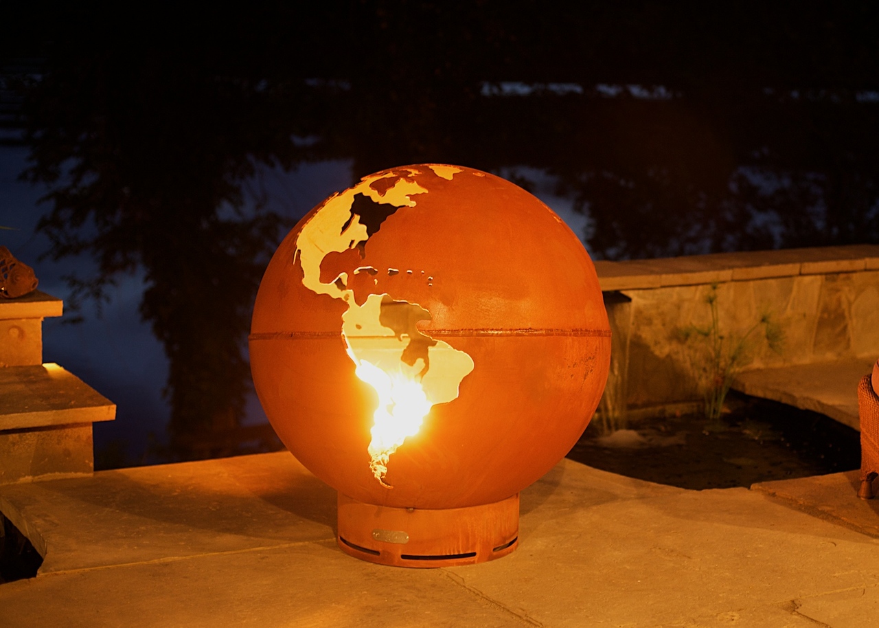 Third Rock Fire Pit Art
