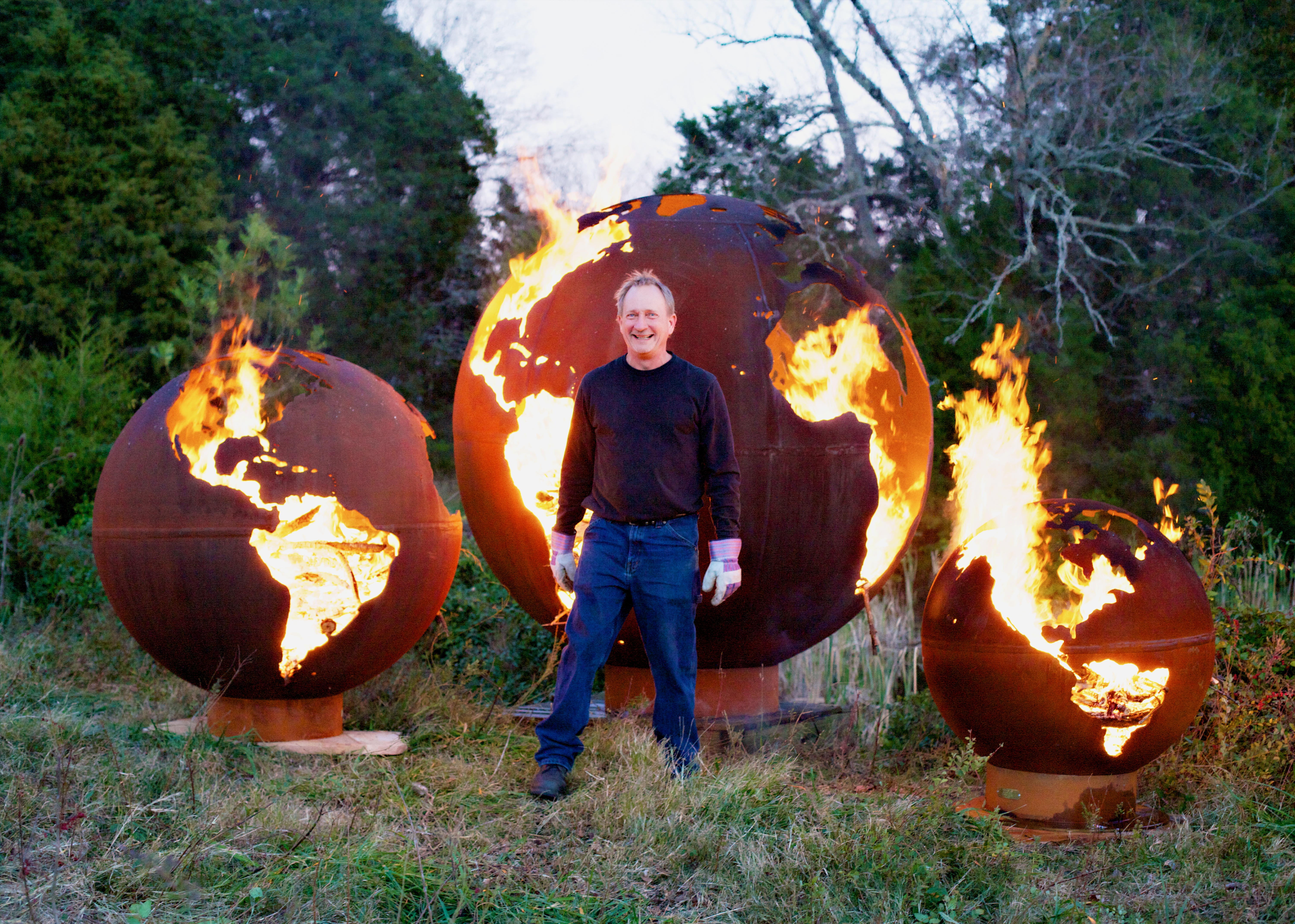 fire pit art functional