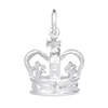 Sterling Silver Crown Charm