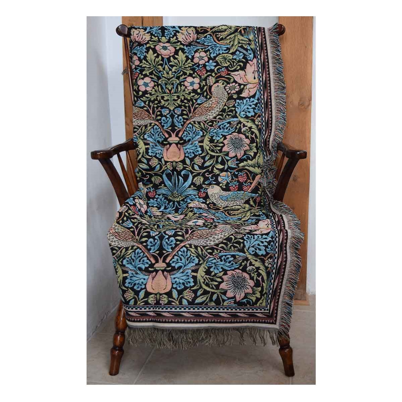 William Morris Strawberry Thief Throw Westminster Abbey Shop