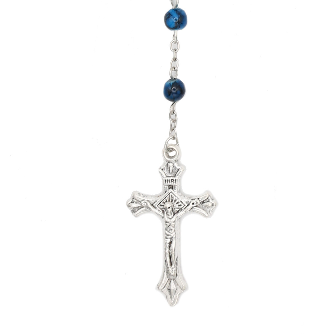 Blue Metal Rosary | Westminster Abbey Shop