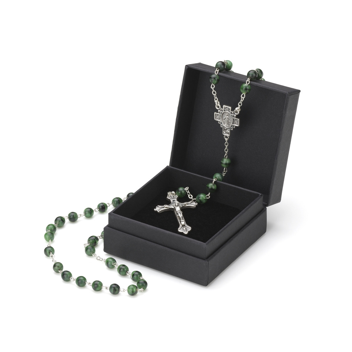 Green Glass Rosary Beads Westminster Abbey Shop