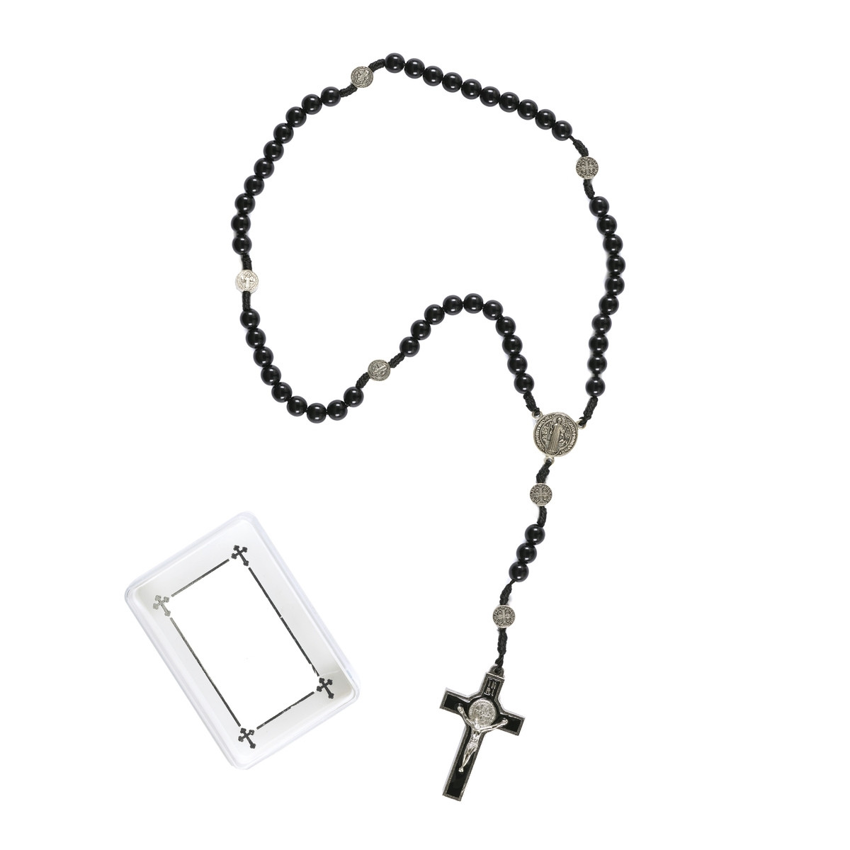 Wooden Black Corded Rosary | Westminster Abbey Shop
