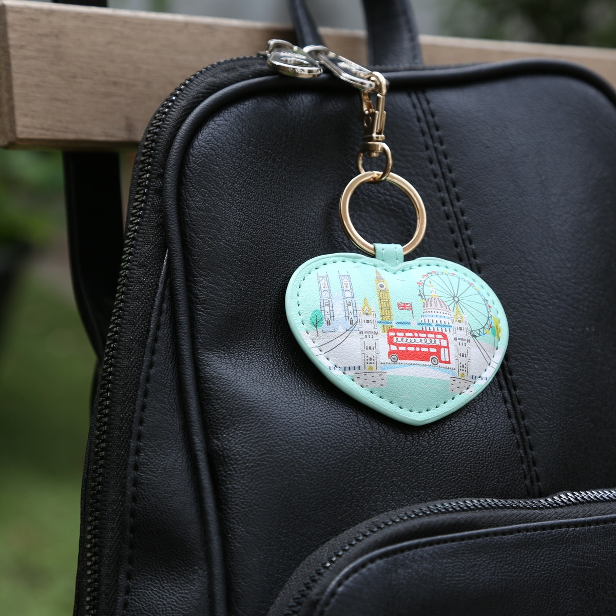 Jessica Hogarth London Skyline PU Bag Charm | Westminster Abbey Shop
