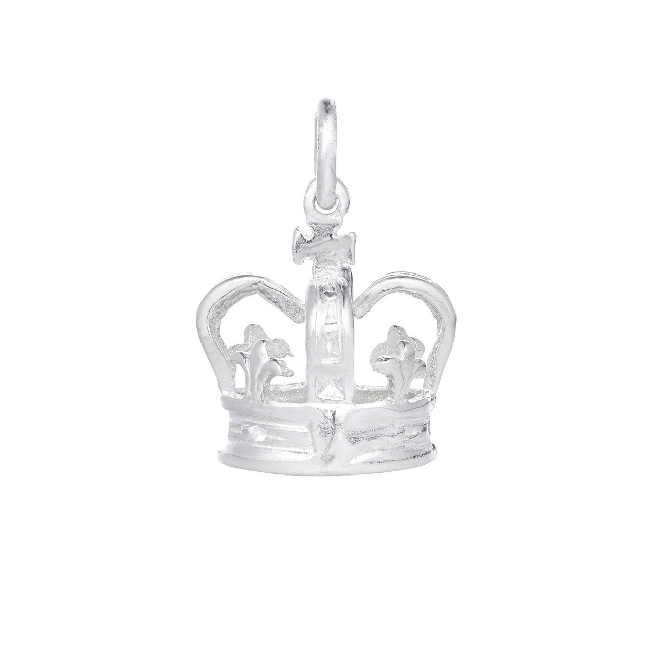 Rhinestone Crown Charm Necklace | SHEIN USA
