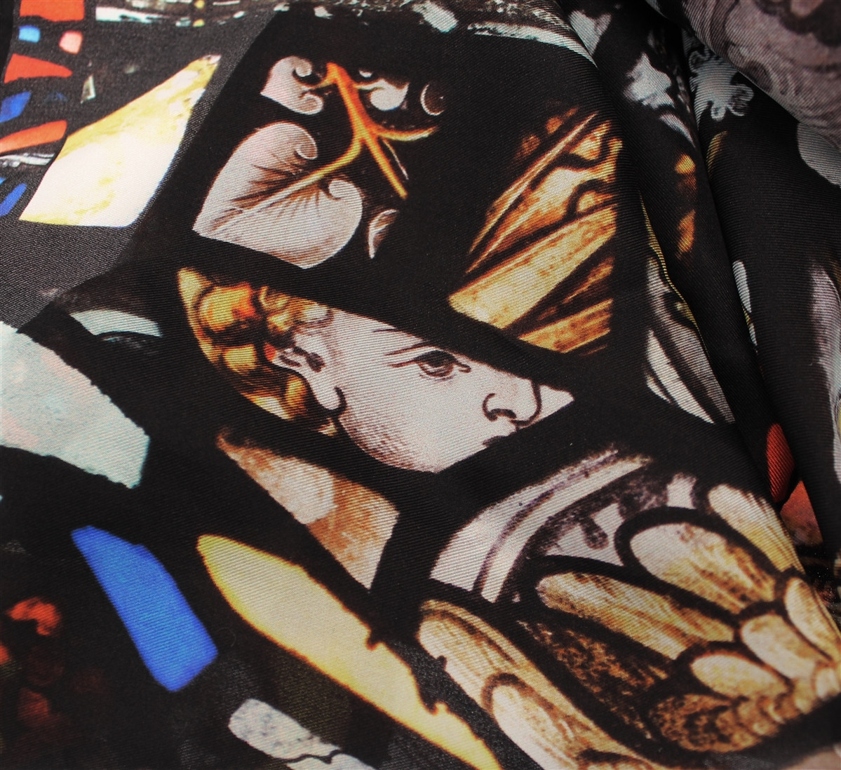 Cloisters Stained Glass Silk Scarf | Westminster Abbey Shop