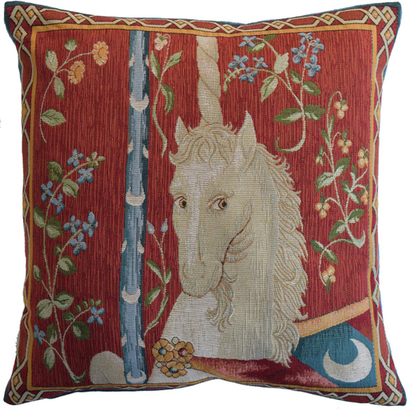 Cluny Unicorn Large Tapestry Cushion Cover