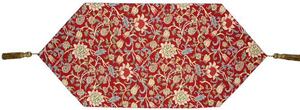 Red Evenlode Tapestry Table Runner