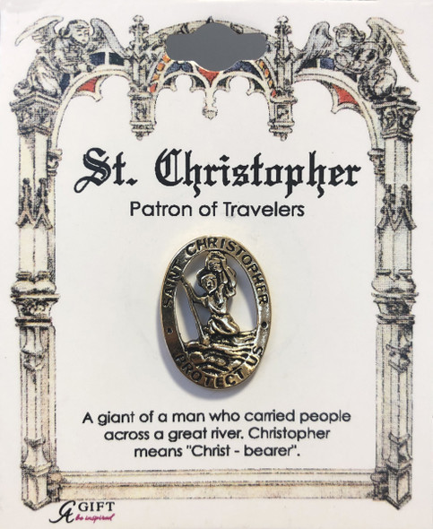 St Christopher Pin 