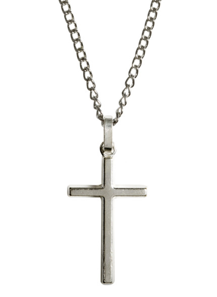 Plain Small Cross Necklace