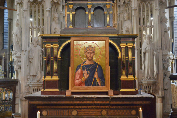 St Edward the Confessor Icon Replica